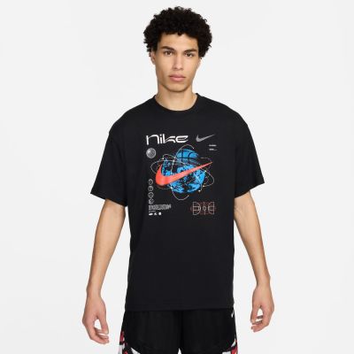 Nike Max90 Basketball Tee Black - Μαύρος - Κοντομάνικο μπλουζάκι