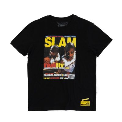 Mitchell & Ness NBA Golden State Warriors Tim Hardaway Slam Tee - Μαύρος - Κοντομάνικο μπλουζάκι