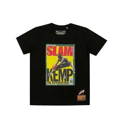 Mitchell & Ness NBA Shawn Kemp Slam Tee - Μαύρος - Κοντομάνικο μπλουζάκι