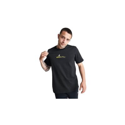 Converse Lighthouse T-shirt - Μαύρος - Κοντομάνικο μπλουζάκι