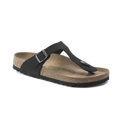 Birkenstock Gizeh BS Earthy VEG Narrow Fit - Μαύρος - Σανδάλια Birkenstock Gizeh BS Earthy VEG Narrow Fit - Μαύρος - Σανδάλια