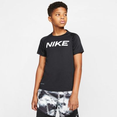 Nike Pro Kids Training Top - Μαύρος - Κοντομάνικο μπλουζάκι