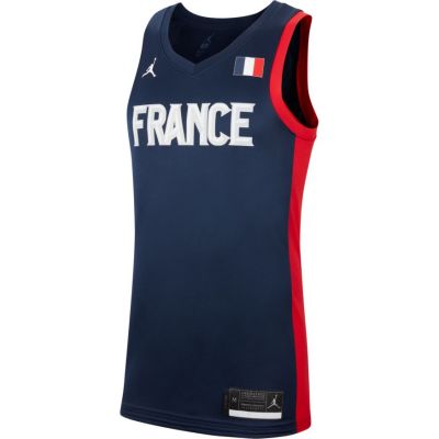 France Jordan (Road) Limited Basketball Jersey - Μπλε - Φανέλα