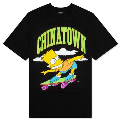 The Simpsons X Chinatown Market Cowabunga Arc T-Shirt Black - Μαύρος - Κοντομάνικο μπλουζάκι