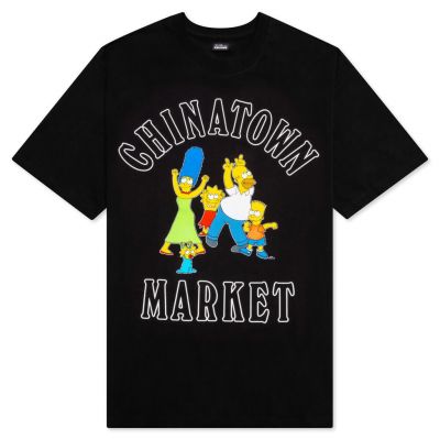 The Simpsons X Chinatown Market Family Og T-Shirt Black - Μαύρος - Κοντομάνικο μπλουζάκι