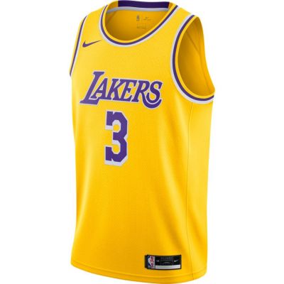 Nike Anthony Davis LA Lakers Icon Edition 2020 Jersey - Κίτρινος - Φανέλα