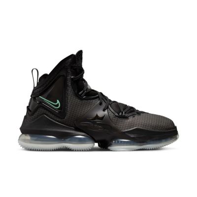Nike LeBron 19 "Black Green Glow" - Μαύρος - Παπούτσια