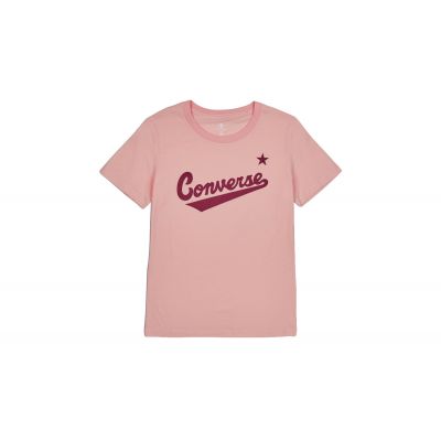 Converse Center Front Nova Classic Tee - Ροζ - Κοντομάνικο μπλουζάκι