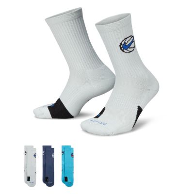 Nike Everyday Crew Basketball Socks 3-Pack - άσπρο - Κάλτσες
