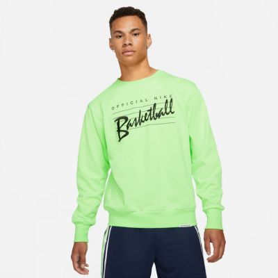 Nike Dri-Fit Standard Issue Basketball Sweatshirt - Πράσινος - ΦΟΥΤΕΡ με ΚΟΥΚΟΥΛΑ