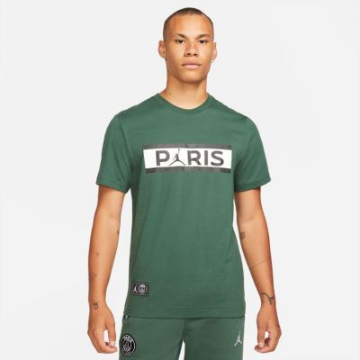 Jordan Paris Saint-Germain Tee Green - Πράσινος - Κοντομάνικο μπλουζάκι