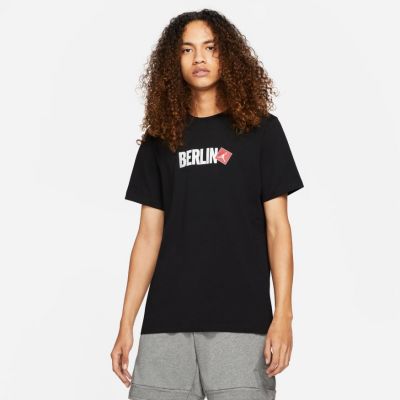 Jordan Berlin Black Tee - Μαύρος - Κοντομάνικο μπλουζάκι