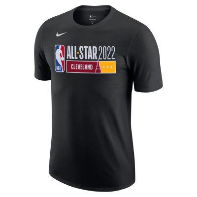 Nike NBA Logo All-Star Essential Tee - Μαύρος - Κοντομάνικο μπλουζάκι