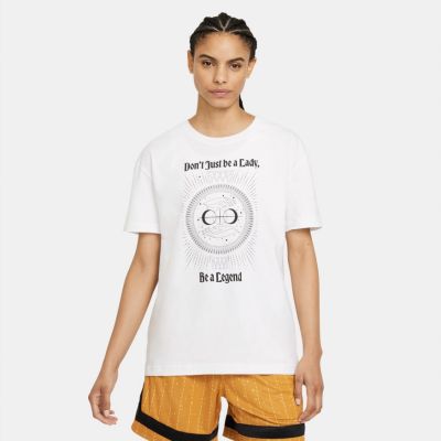 Nike "Legend" Wmns Boyfriend Basketball Tee - άσπρο - Κοντομάνικο μπλουζάκι