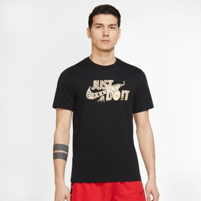 Nike "Just Do It" Basketball Tee - Μαύρος - Κοντομάνικο μπλουζάκι