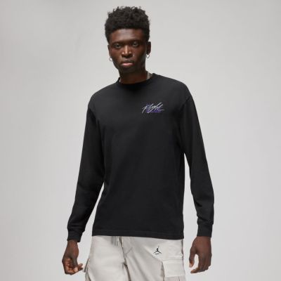 Jordan Flight Heritage '85 Long-Sleeve Tee Black - Μαύρος - Κοντομάνικο μπλουζάκι Jordan Flight Heritage '85 Long-Sleeve Tee Black - Μαύρος - Κοντομάνικο μπλουζάκι