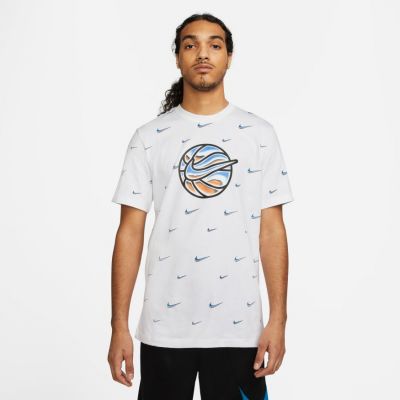 Nike Swoosh Ball Basketball Tee White - άσπρο - Κοντομάνικο μπλουζάκι