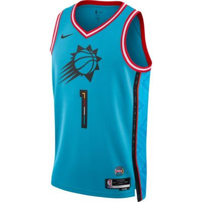 Nike Dri-FIT NBA Devin Booker Phoenix Suns City Edition 2022 Swingman Jersey - Μπλε - Φανέλα