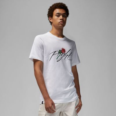 Jordan Brand Sorry Graphic Crew Tee White - άσπρο - Κοντομάνικο μπλουζάκι