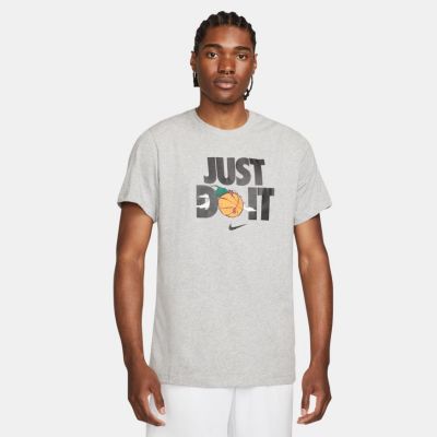 Nike "Just Do It" Basketball Tee Grey - Γκρί - Κοντομάνικο μπλουζάκι