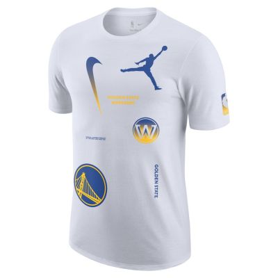 Jordan Max90 NBA Golden State Warriors Courtside Statement Edition Tee - άσπρο - Κοντομάνικο μπλουζάκι