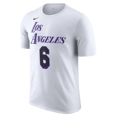 Nike NBA Los Angeles Lakers City Edition Tee - άσπρο - Κοντομάνικο μπλουζάκι