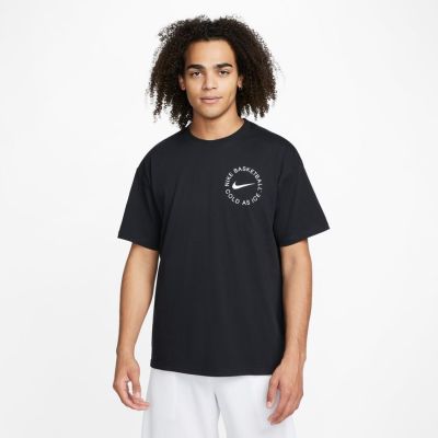 Nike Swoosh Basketball Tee Black - Μαύρος - Κοντομάνικο μπλουζάκι