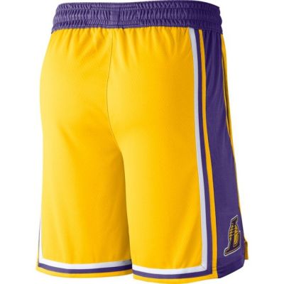 Nike LA Lakers Road Swingman Short - Κίτρινος - Σορτς