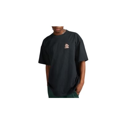 Converse Sail Away T-Shirt - Μαύρος - Κοντομάνικο μπλουζάκι