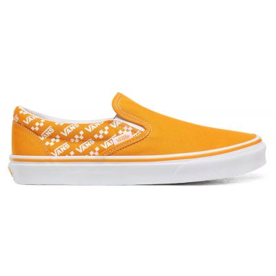Vans Ua Classic Slip-On (Logo Repeat)Cdumylwtrwht - Πορτοκάλι - Παπούτσια