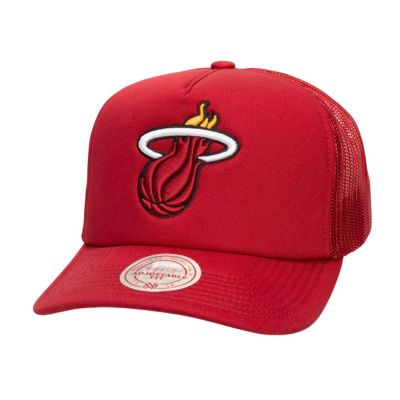 Mitchell & Ness NBA Miami Heat Evergreen Trucker - το κόκκινο - Καπάκι