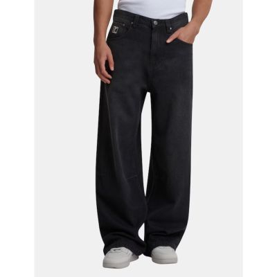 Karl Kani Og Washed Denim Baggy Pants Black - Μαύρος - Παντελόνι