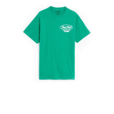 Pleasures Faith Tee Kelly Green - Πράσινος - Κοντομάνικο μπλουζάκι