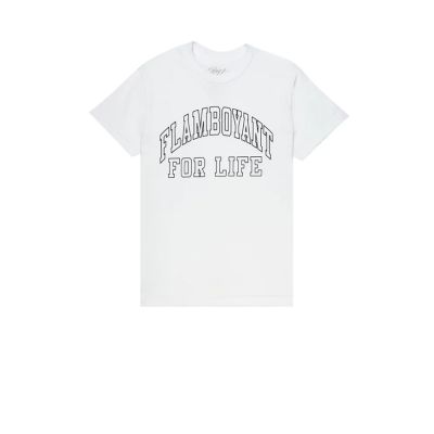 Pleasures Flamboyant Tee White - άσπρο - Κοντομάνικο μπλουζάκι