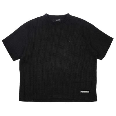 Pleasures Impact Mesh Shirt Black - Μαύρος - Κοντομάνικο μπλουζάκι