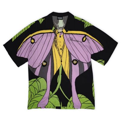 Pleasures Moth Button Down Rayon Shirt - Πολύχρωμο - Πουκάμισο