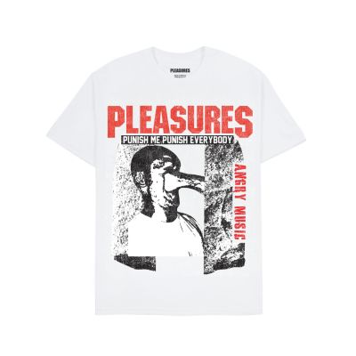 Pleasures Punish Tee White - άσπρο - Κοντομάνικο μπλουζάκι