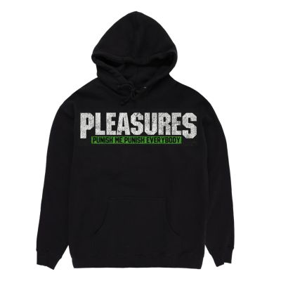 Pleasures Punish Hoodie Black - Μαύρος - ΦΟΥΤΕΡ με ΚΟΥΚΟΥΛΑ