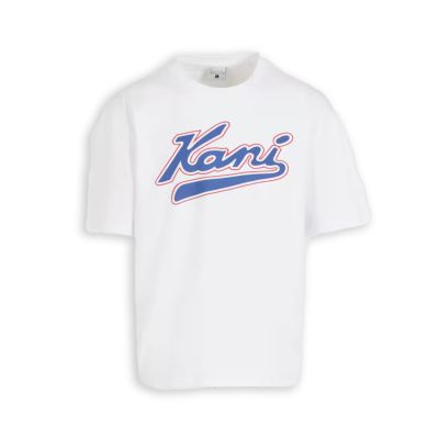 Karl Kani Varsity Print Tee White - άσπρο - Κοντομάνικο μπλουζάκι
