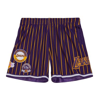 Mitchell & Ness NBA LA Lakers Hometown Mesh Shorts - Μωβ - Σορτς