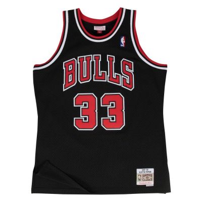 Mitchell & Ness NBA Swingman Jersey Chicago Bulls Scottie Pippen Black - Μαύρος - Φανέλα