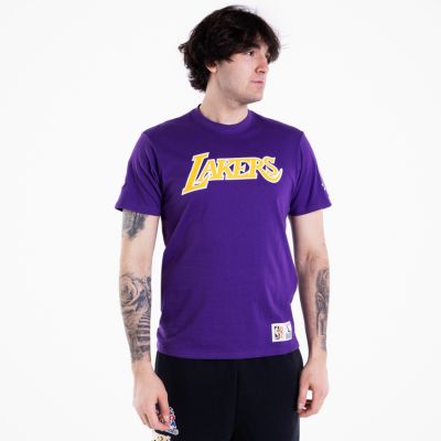 Mitchell & Champ City S/S Los Angeles Lakers Tee - Μωβ - Κοντομάνικο μπλουζάκι
