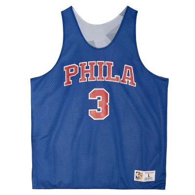 Mitchell & Ness NBA Philadelphia 76ers Allen Iverson Reversible Mesh Tank - Μπλε - Φανέλα