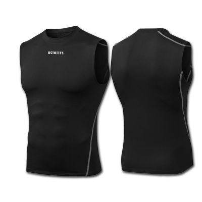 The Streets Sleeveless Compression Top Black - Μαύρος - Κοντομάνικο μπλουζάκι The Streets Sleeveless Compression Top Black - Μαύρος - Κοντομάνικο μπλουζάκι