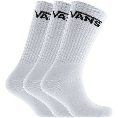 Vans MN Classic Crew Socks 3-Pack White - άσπρο - Κάλτσες
