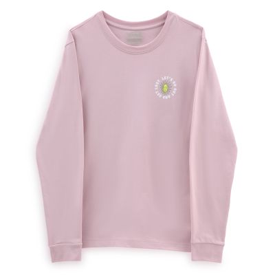 Vans Get Lost Long-Sleeve Tee - Ροζ - Κοντομάνικο μπλουζάκι