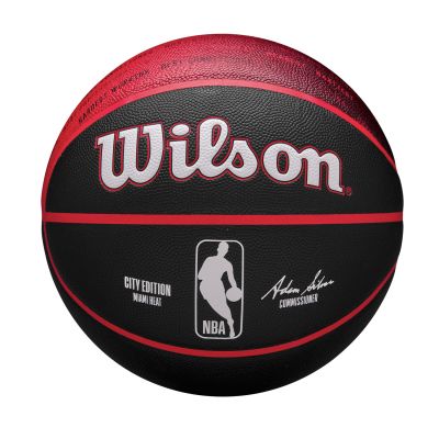 Wilson 2023 NBA Team City Collection Miami Heat Size 7 - Μαύρος - Μπάλα